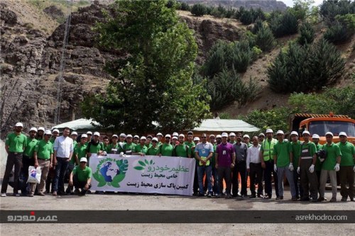 جاده چالوس توسط عظیم خودرو پاکسازی شد