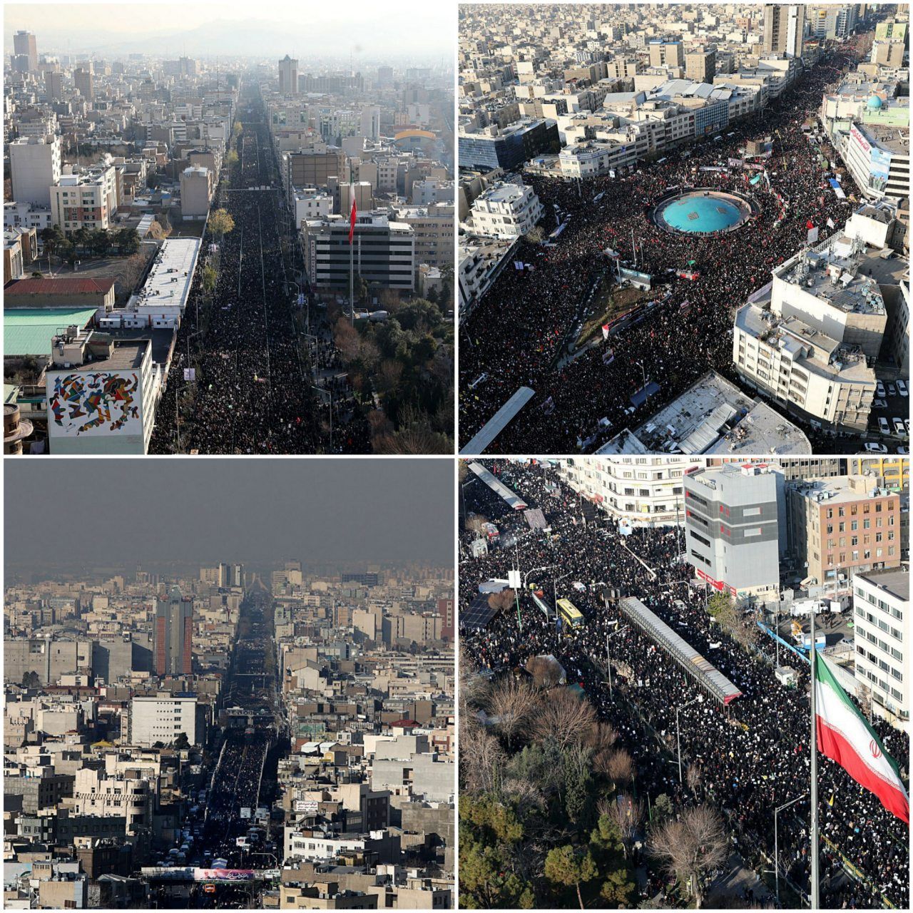 بدرقه تاریخی شهید سپهبد سلیمانی و همرزمان شهیدش