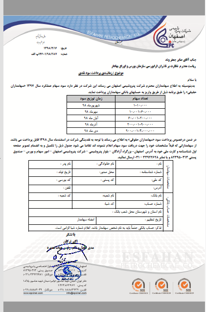 «شصفها» دست به جیب شد