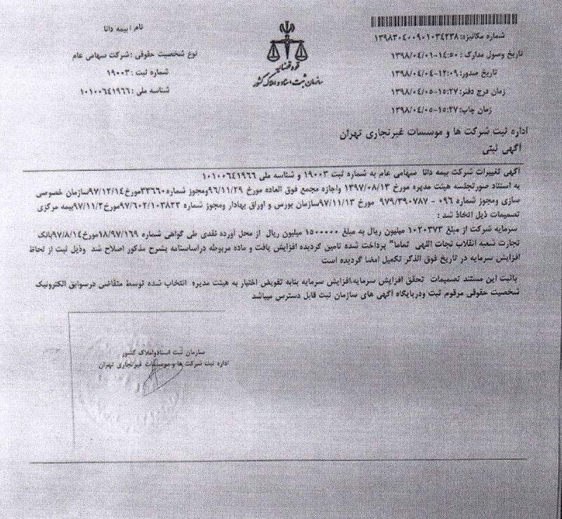 حرکت لاکپشتی در عرض خیابان / انتظار 494 روزه سهامداران «دانا» به پایان رسید حرکت لاکپشتی در عرض خیابان / انتظار 494 روزه سهامداران «دانا» به پایان رسید