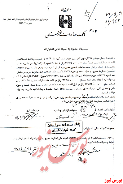 اسناد چگونگی شکلگیری فساد بزرگ در بانک صادرات اسناد چگونگی شکلگیری فساد بزرگ در بانک صادرات