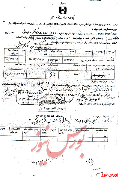 اسناد چگونگی شکلگیری فساد بزرگ در بانک صادرات اسناد چگونگی شکلگیری فساد بزرگ در بانک صادرات