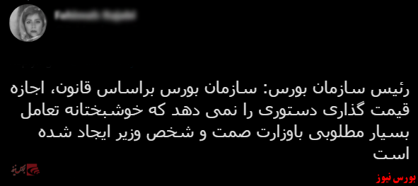 رئیس سازمان بورس، شورای رقابت را دور ننداز + با فیلترشکن ببینید بورس نیوز