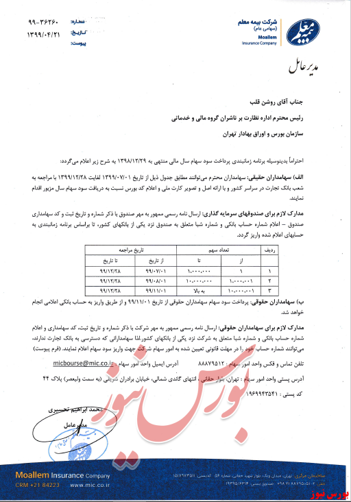 آخرین اخبار مجامع امروز ۱۳۹۹/۰۴/۲۲