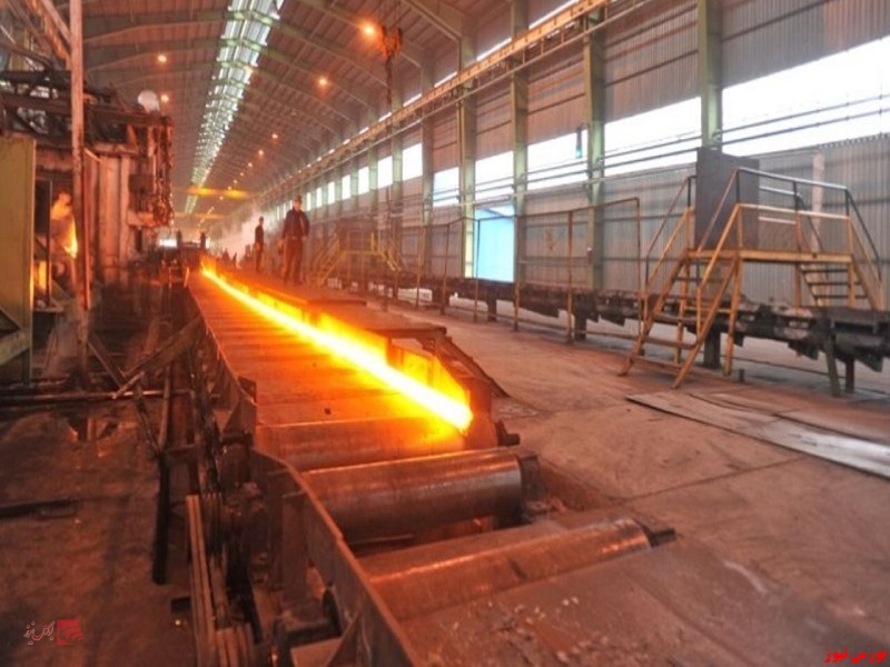 افت نرخ شمش فولاد شرکت به کمتر از ۹۷ میلیون ریال در هر تن