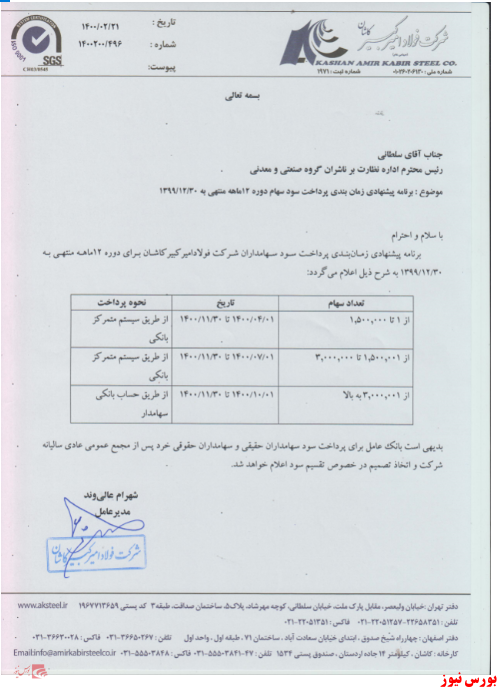 نحوه دریافت سود سهام در بورس سود سهام شرکتهای بورسی زمانبندی پرداخت سود نقدی شرکت ها دریافت سود سهام تاریخ مجامع بورسی بورس نیوز اخبار مهم بورس اخبار مجامع بورسی اخبار شرکتهای بورسی