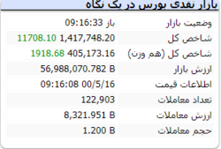 شاخص رشد ۱۱ هزار واحدی دارد