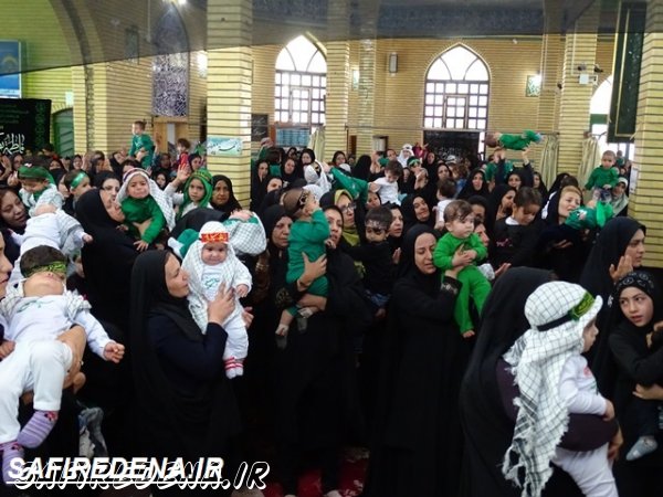 همایش شیر خوارگان حسینی در شهرستان دنا همایش شیر خوارگان حسینی در شهرستان دنا