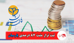 ثبت تراز مثبت ۸۷ درصدی 