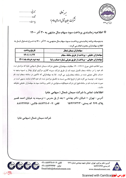 پرداخت سود 