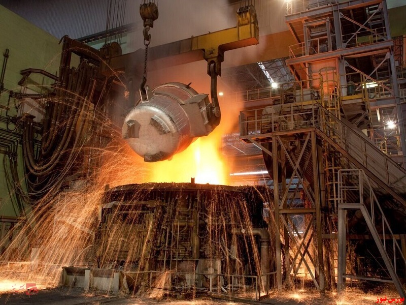 صادرات ۷ میلیون تن چدن و فولاد خام ایران