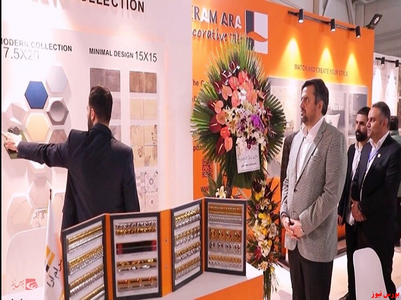 بازدید مدیرعامل تاصیکو از بیست و هفتمین نمایشگاه بین الملی کاشی و سرامیک، چینی بهداشتی و صنایع وابسته