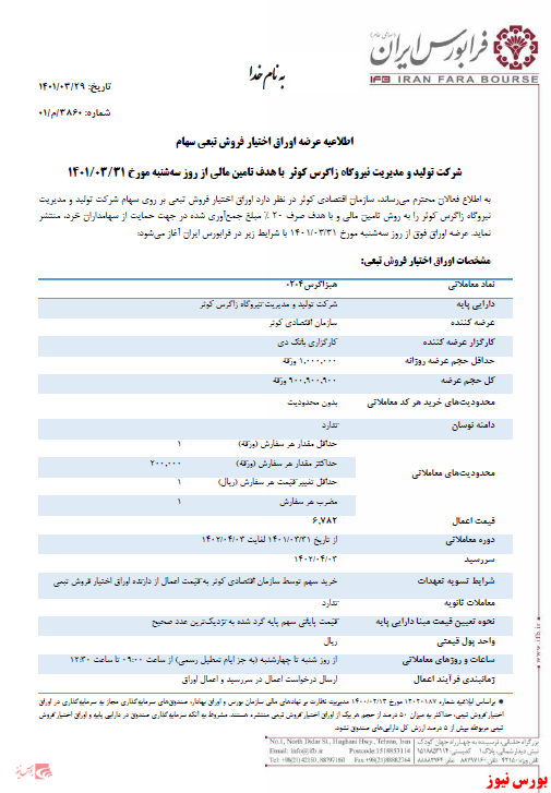 عرضه اوراق اختیار فروش تبعی 