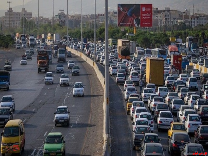 اعلام محدودیت های ترافیکی در جاده ها