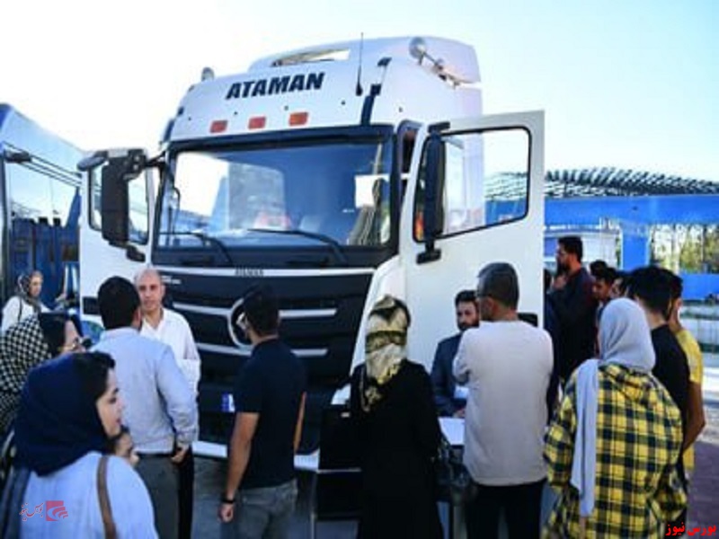 استقبال چشمگیر از کامیون کشنده آتامان ایران خودرو دیزل در نمایشگاه خودرو مشهد