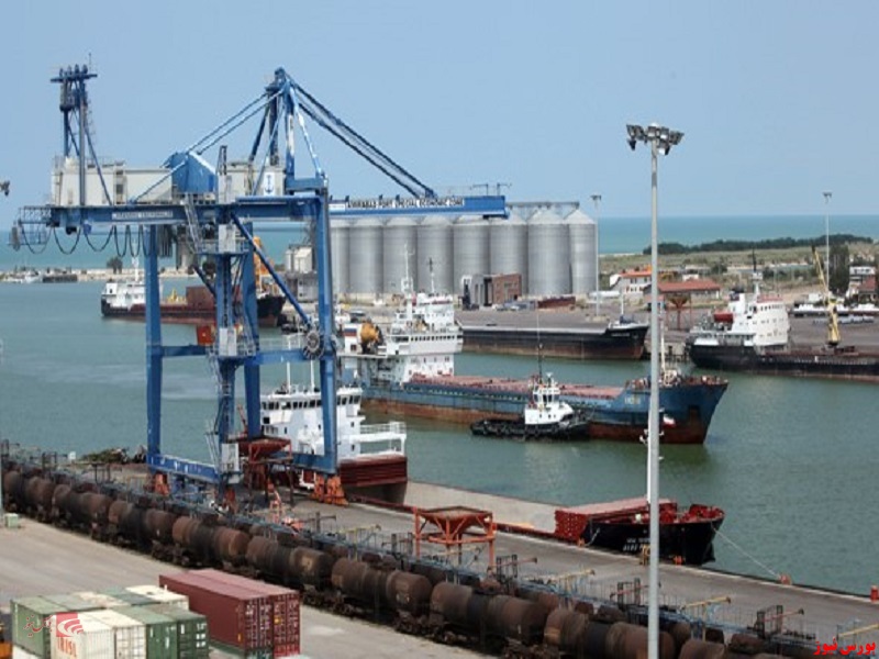 صادرات 430 هزار تنی در گمرک بندر امیرآباد