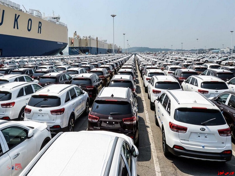 زمان واردات خودروهای وارداتی وابسته به واردکنندگان