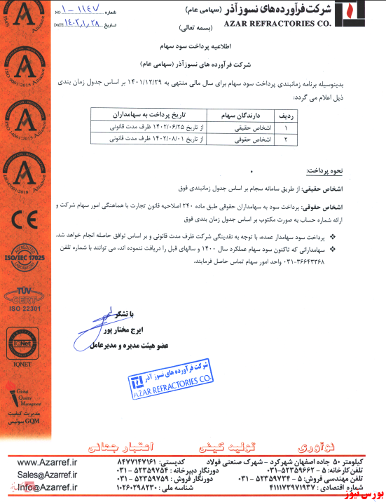 آغاز سوددهی