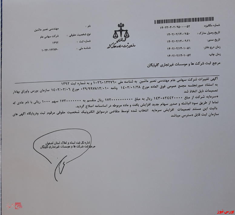 افزایش سرمایه