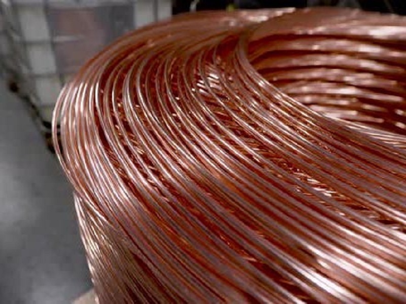 عرضه 100 تن مس مفتول در تالار صادراتی بورس کالا