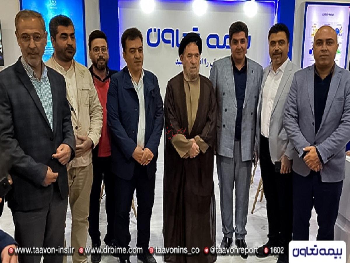 بازدید نماینده مجلس، شهردار و اعضای شورای شهر تبریز از غرفه بیمه تعاون بازدید نماینده مجلس، شهردار و اعضای شورای شهر تبریز از غرفه بیمه تعاون