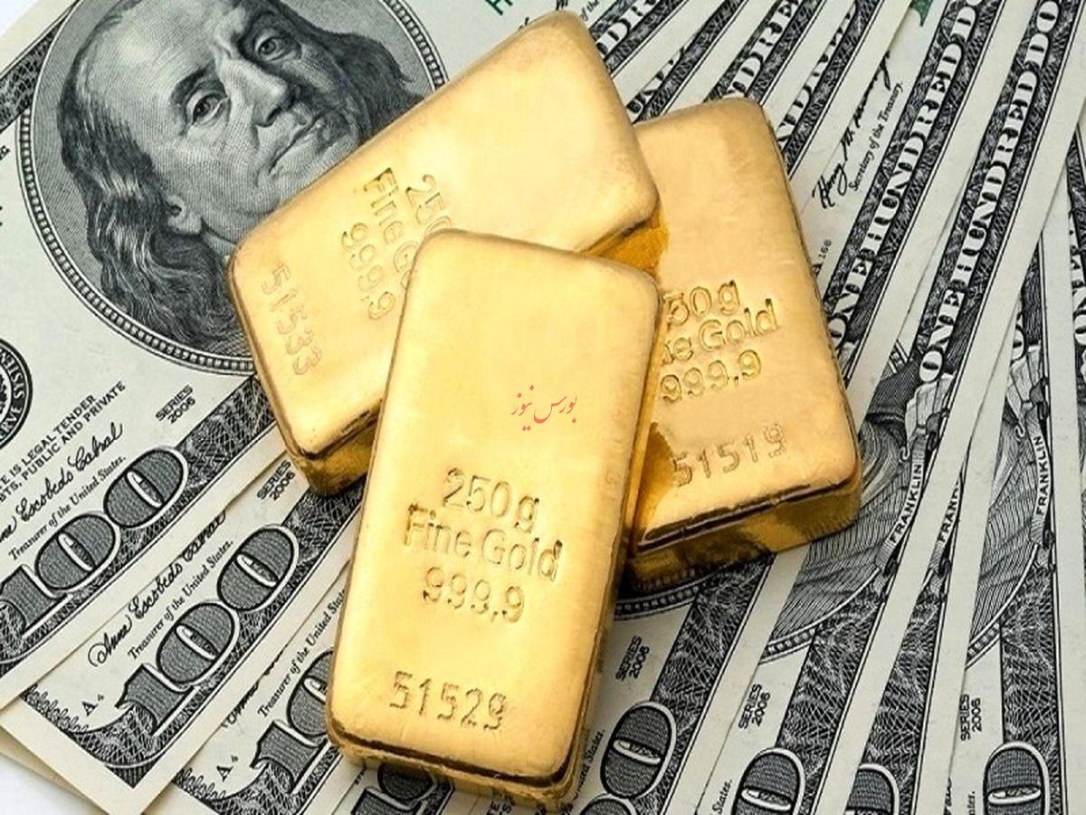 افزایش یک درصدی قیمت طلا با کاهش ارزش دلار افزایش یک درصدی قیمت طلا با کاهش ارزش دلار