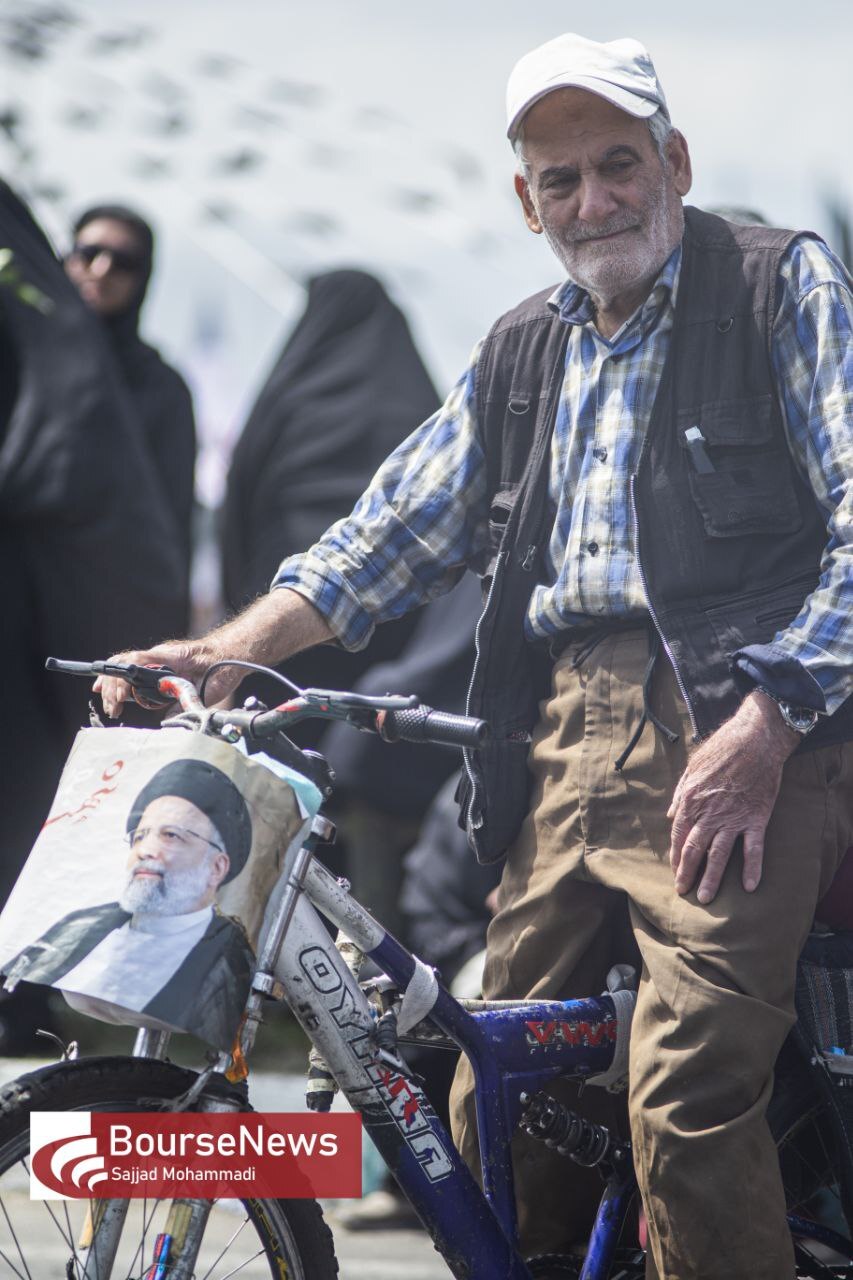گزارش تصویری از تشیع پیکر رئیس جمهور