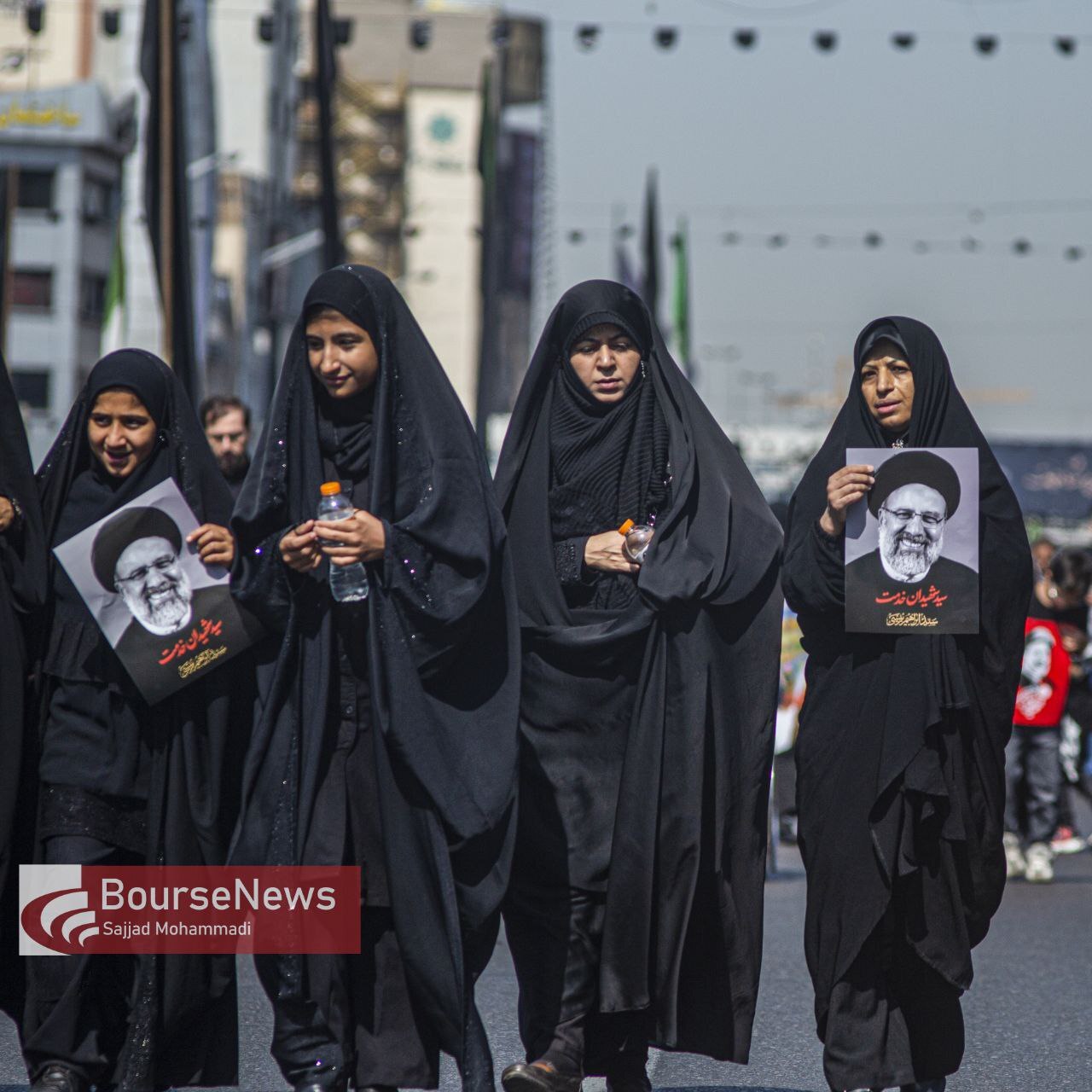 گزارش تصویری از تشیع پیکر رئیس جمهور