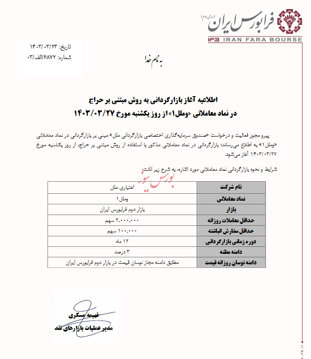 آغاز بازارگردانی