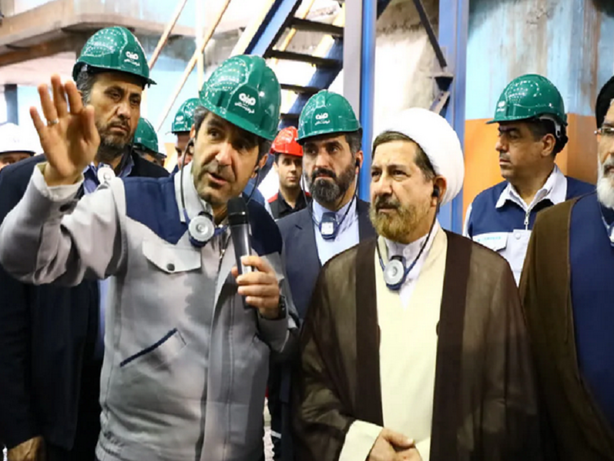 عزم آهنین فولاد سنگان در تحقق شعار سال عزم آهنین فولاد سنگان در تحقق شعار سال