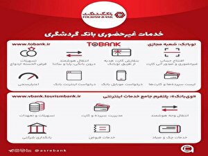 خدمات غیرحضوری بانک گردشگری؛ از وی بانک تا توبانک