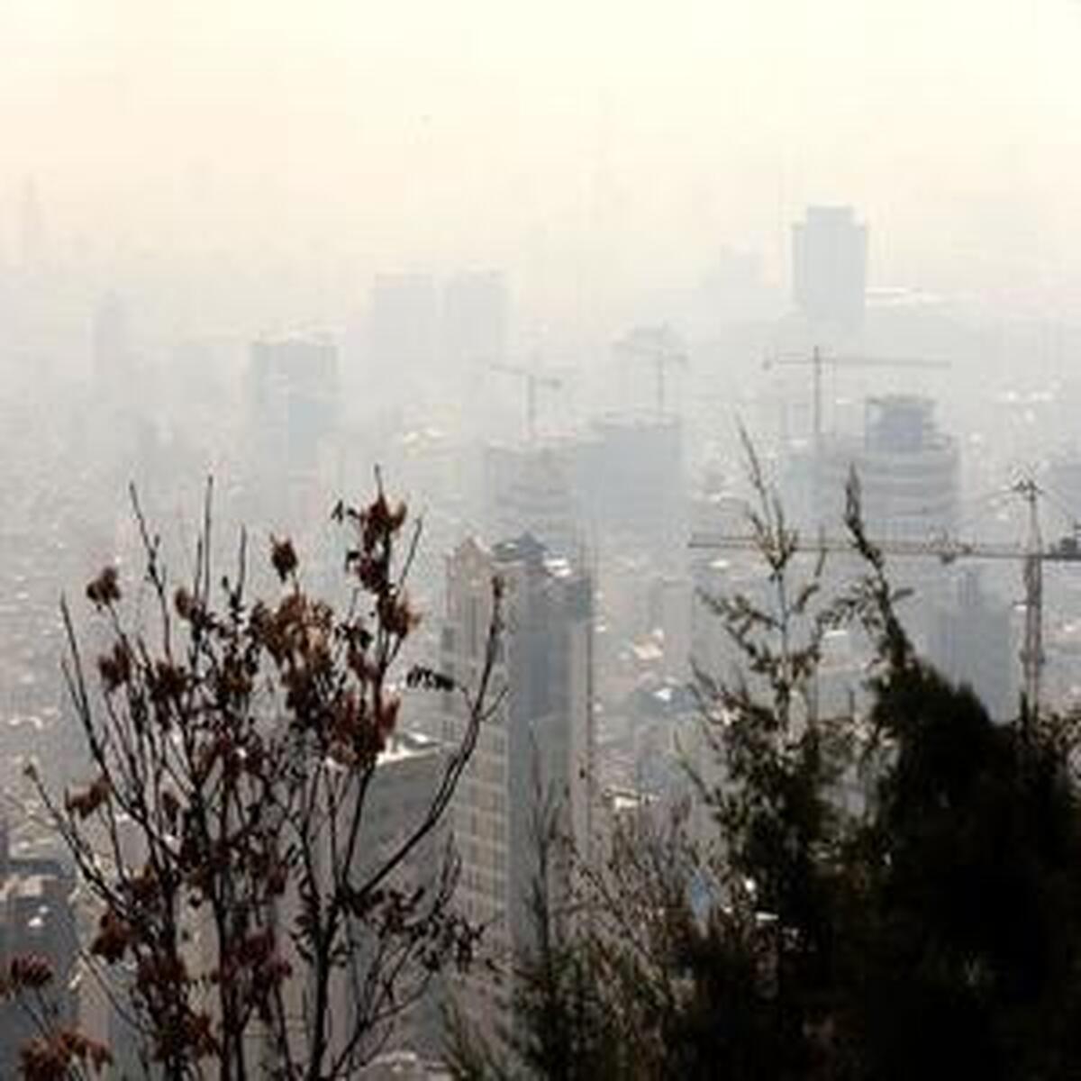 رشد آلودگی هوای تهران به دلیل ذرات معلق