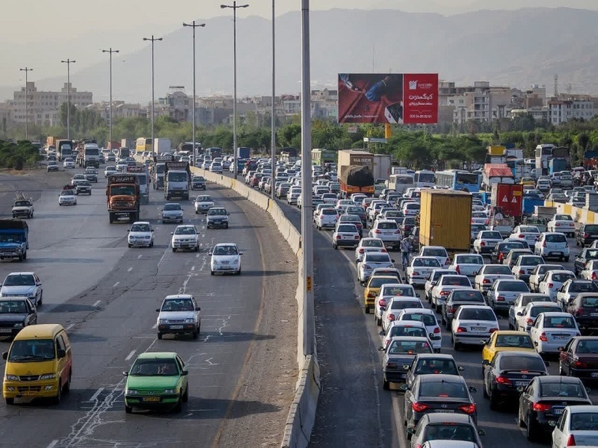 ترافیک سنگین در محورهای شمالی