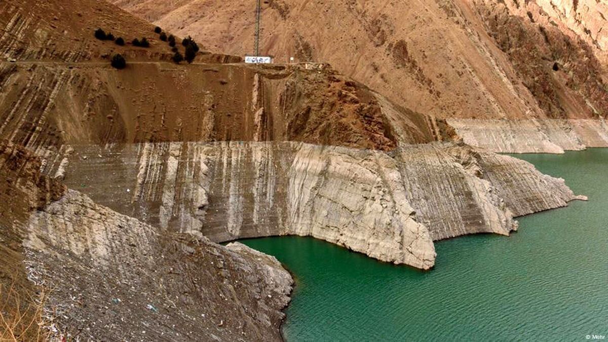 کاهش ذخایر سدهای چهارگانه تهران به ۱۲ درصد