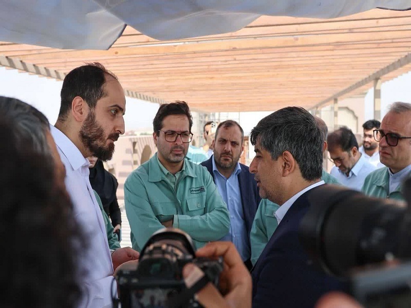 بازدید مدیرعامل گروه فولاد مبارکه از اسکله هیمکو + ویدئو