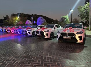 خودروی BMW مدل ۲۰۲۵ زیر پای مدافعان وطن