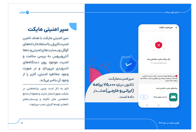 گزارش سال ۱۴۰۳ مایکت: از استور اندرویدی تا اکوسیستم دیجیتال با ۲۶ میلیون کاربر فعال ماهانه و ۳۴۰ میلیارد تومان سود گزارش سال ۱۴۰۳ مایکت: از استور اندرویدی تا اکوسیستم دیجیتال با ۲۶ میلیون کاربر فعال ماهانه و ۳۴۰ میلیارد تومان سود