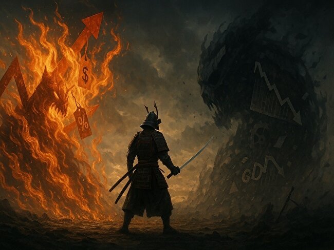 سامورایی در جنگ با تورم بالا و رشد اقتصادی منفی