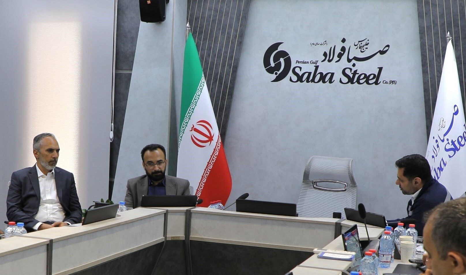 قدردانی و تشکر امین زاده حسابرس کل دیوان محاسبات کشور از عملکرد شرکت صبا فولاد خلیج&zwnj;فارس در طی جنگ تحمیلی سوم و تداوم تولید و صیانت از حقوق کارگران