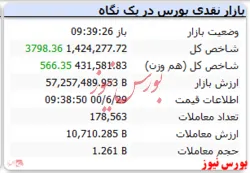 شاخص رشد ۳ هزار واحدی دارد