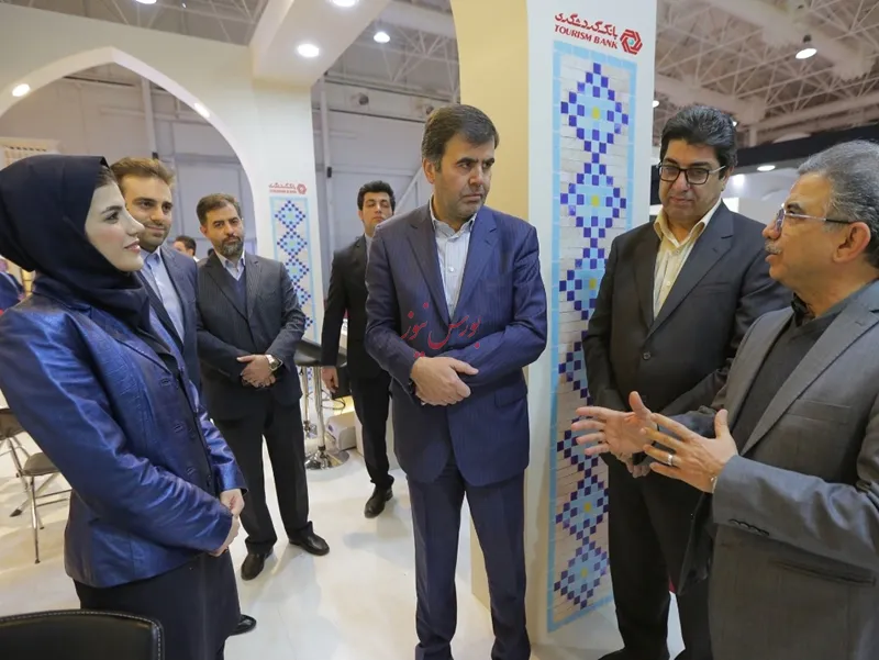 بازدید مدیرعامل بانک گردشگری از نمایشگاه بین‌المللی گردشگری