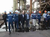 بازدید سرپرست صندوق بازنشستگی کشوری از کارخانه صبا فولاد خلیج فارس