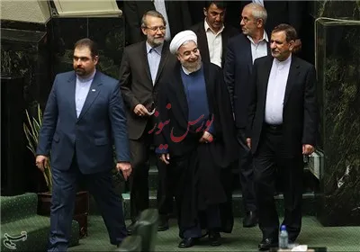 رئیس‌جمهور وارد صحن علنی مجلس شد