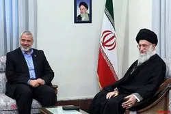 پیام «اسماعیل هنیه» برای رهبر انقلاب/ رئیس دفتر سیاسی جنبش مقاومت اسلامی فلسطین حماس چهل و دومین سالروز پیروزی انقلاب اسلامی ایران را به رهبر معظم انقلاب تبریک و تهنیت گفت.