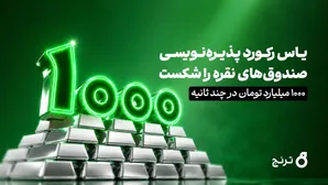 «یاس» گروه ترنج در چند‌ثانیه ۱٬۰۰۰ میلیارد تومان جذب کرد