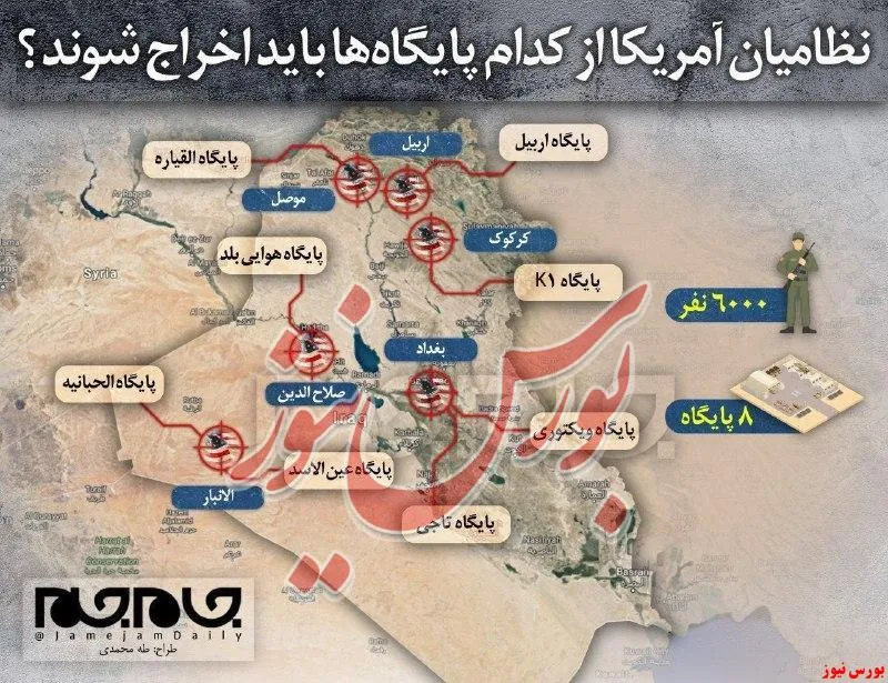 پایگاه عین‌الاسد در کجای عراق واقع شده‌است؟!