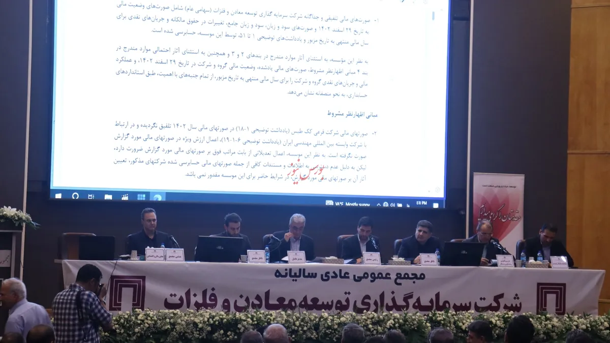 گزارش عملکرد سال مالی ۱۴۰۲ 