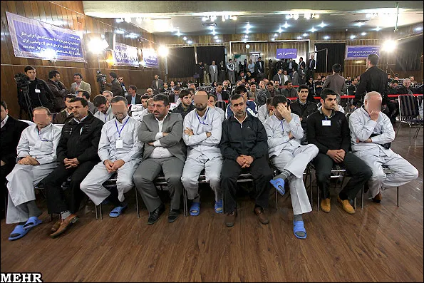 عکس/ متهمان ردیف اول دادگاه امروز