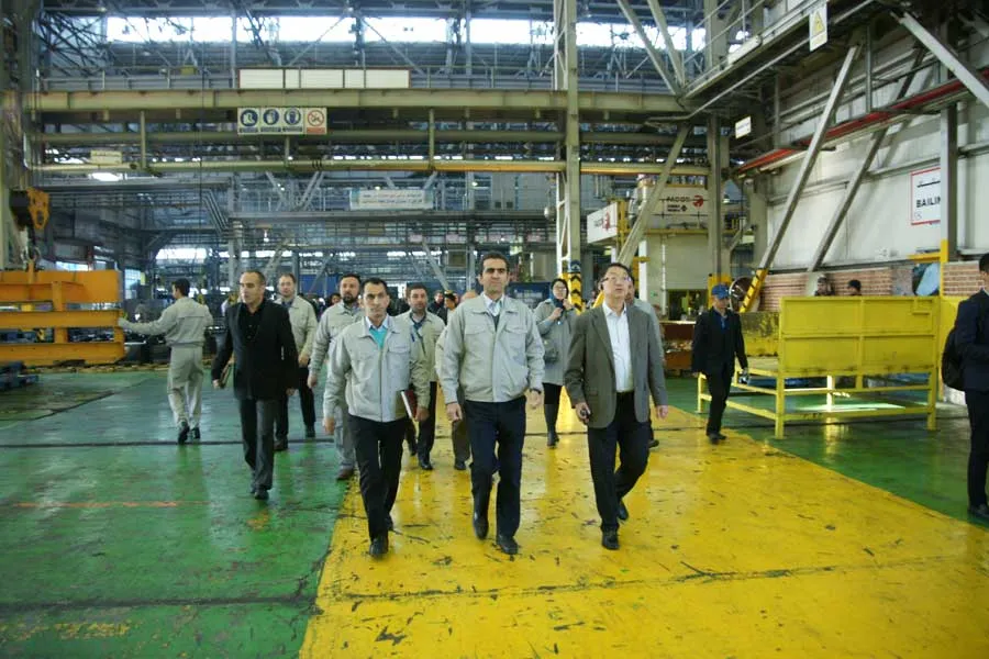 بازدید مدیرعامل گروه خودروسازی برلیانس از سایپا پرس