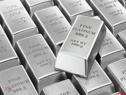 قیمت پلاتین اندکی کاهش یافت